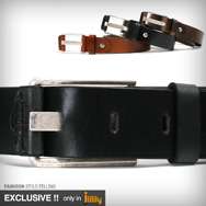 New Mens Brown fashion Leather Belt Buckle size 28~34  