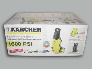 NEW KARCHER® 1600 PSI EL POWER WASHER K2.38M + CAR KIT  