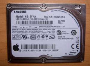 Samsung HS12YHA 120GB HDD iPod Classic Zune New 1 yr Wr  