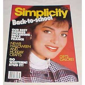  Simplicity Back to school Fall/Winter 1987 (Our Best 