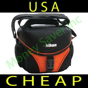 Case bag for Nikon D3000 P100 P90 PL100 Camera Orange  