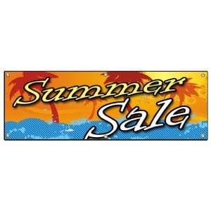  72 SUMMER SALE BANNER SIGN store clearance signs Patio 