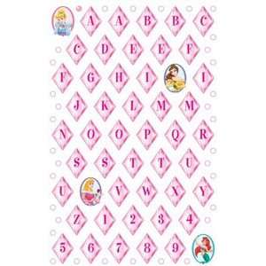  Disney Princess Diamond Alphabet Cardstock Scrapbook 