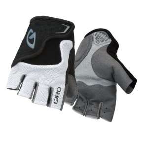  Giro White/Grey/Black Bravo LF Full Fingered Cycling Glove 
