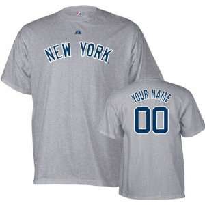 New York Yankees T Shirt Personalized Name and Number T Shirt