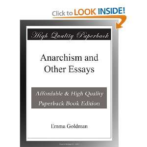  Anarchism and Other Essays Emma Goldman Books