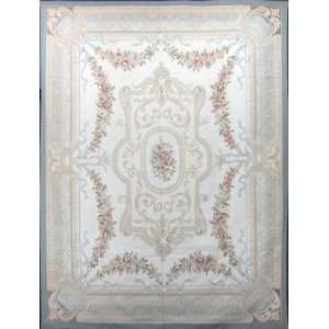   Pad Exquisite 9x12 French Aubusson Weave Fine Rug S44