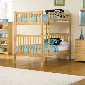   Furniture Arizona Style Bunk Bed in Natural Maple