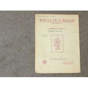  Waltz in C Major, Op. 101, No. 11 Cornelius Gurlitt 