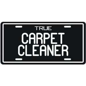   New  True Carpet Cleaner  License Plate Occupations