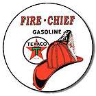 NOSTALGIC Texaco FIRE CHIEF Filling Station Tin Metal Sign