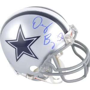 Dez Bryant Dallas Cowboys Autographed Mini Helmet   Signed in Blue