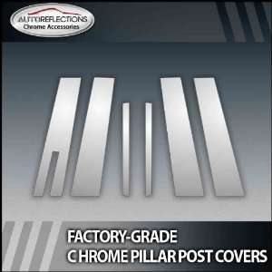  2010 2012 Lincoln Mkt 6Pc Chrome Pillar Post Covers W/ Key 