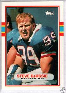 STEVE DEOSSIE 1989 Topps Traded #79  