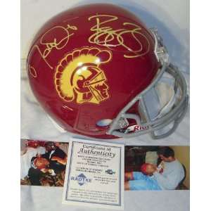  Reggie Bush and Matt Leinart USC Trojans Autographed Full 