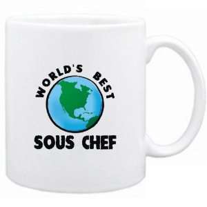 New  Worlds Best Sous Chef / Graphic  Mug Occupations 