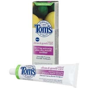   Soother Toothpaste, Lemon Lime, 5.2 Ounce Tube