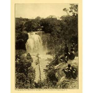  1909 Print Nairobi Mount Kenya Waterfall Peter Dutkewich 