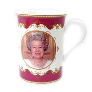    Porcelain mug Elisabeth Ii diamond jubilee.