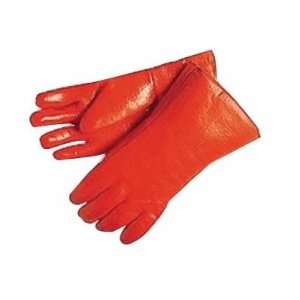   Glove   Pvc Dipped Insulated 12 Inch Orange Glove