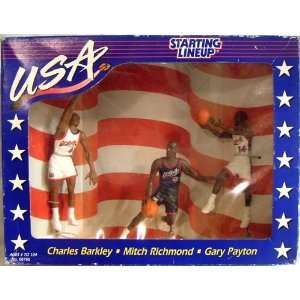    CHARLES BARKLEY, MITCH RICHMOND, AND GARY PAYTON ACTION FIGURES