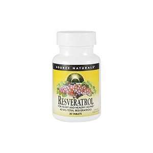  Resveratrol   For Heart and Healthy Aging, 30 tabs Health 