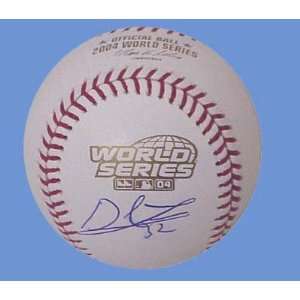 Derek Lowe Autographed Baseball 