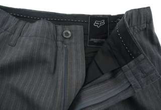 Brand New Fox Mens Grey Stripes Walkshort Embroidered Short size 32 