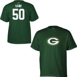   Green Bay Packers A.J. Hawk Name & Number T Shirt