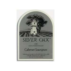  Silver Oak Alexander Valley Cabernet Sauvignon 1990 