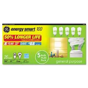   Conserve energy with this Energy Smart light bulb.   Soft white finish
