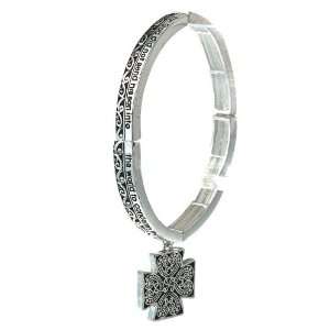  FILIGREE CROSS BRACELET