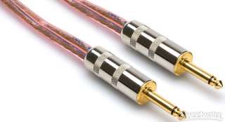   12 awg 1/4 Male Phone to 1/4 Male Phone Speaker Cable, 5 feet  