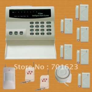   wireless house home security alarm system dialing 6