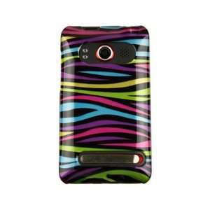   Case Cover Rainbow Zebra For HTC EVO 4G Cell Phones & Accessories