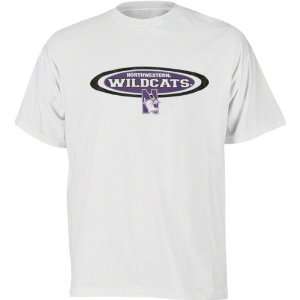  Northwestern Wildcats Youth White Oval T Shirt Sports 