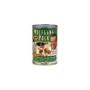 Wolfgang Puck New England Clam Chowder, Organic 14.5 oz. (Pack of 12 