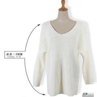 New Korean Women Long Sleeve Knit Sweater Top Loose 2 Colors 1154 