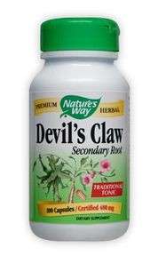 Natures Way Devils Claw Root 480 mg 100 Capsules  