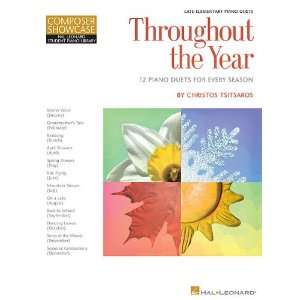  Throughout the Year (Piano Duet) Christos Tsitsaros 