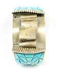 Sterling Silver Native American Indian Mens Watch Band