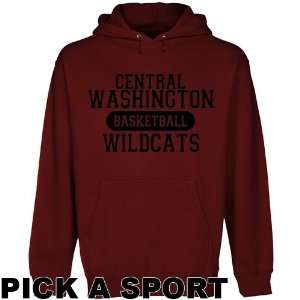  Central Washington Wildcats Custom Sport Pullover Hoodie 
