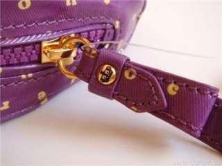Juicy Couture Alphabet Cosmetic Bag Case Pouch Purple  