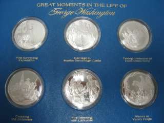 1975 Life of George Washington Sterling Silver Coin Set  