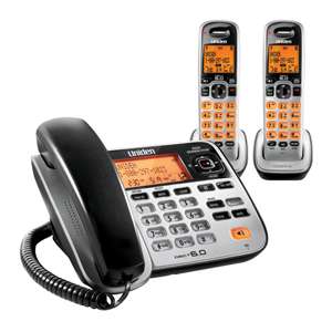 Uniden D1688 2 R Refurbished Corded/Cordless Phone System  