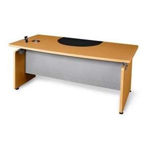  Milano Series   Designer Desk 36Dx72W   Maple Office 