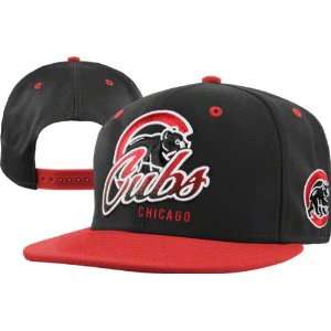  Chicago Cubs Red/Black 47 Brand Tricky Lou Adjustable 