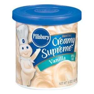 Pillsbury Creamy Supreme Vanilla Frosting 16 oz  Grocery 