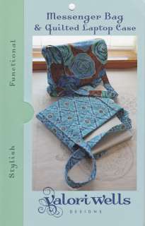 Messenger Bag & Quilted Laptop Case by Valori Wells