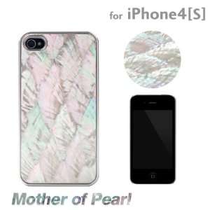  PopnGo COMBI Mother of Pearl Cover for iPhone 4S/4 (White 